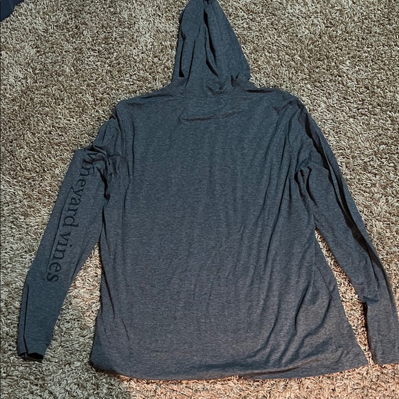 Vineyard Vines Men's Charcoal Hoodie size Large - Picture 3 of 5